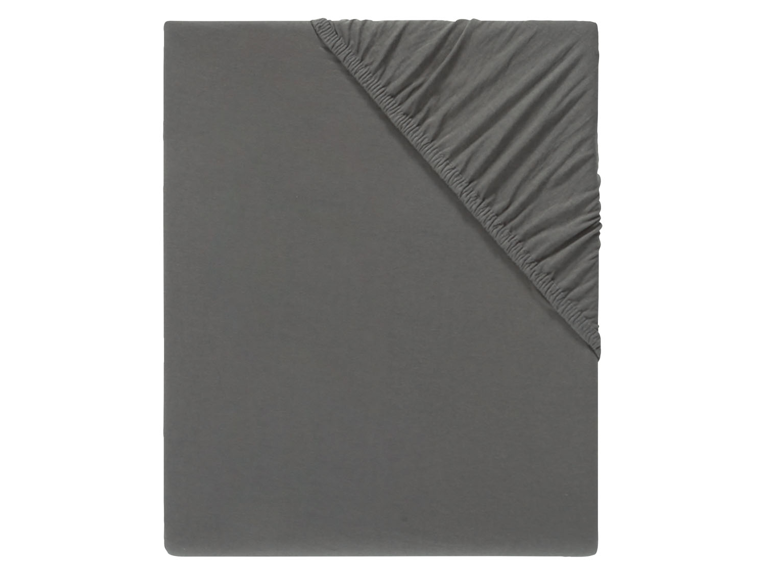 Livarno home Prześcieradło z dżerseju z gumką, 140-160 x 200 cm Szary