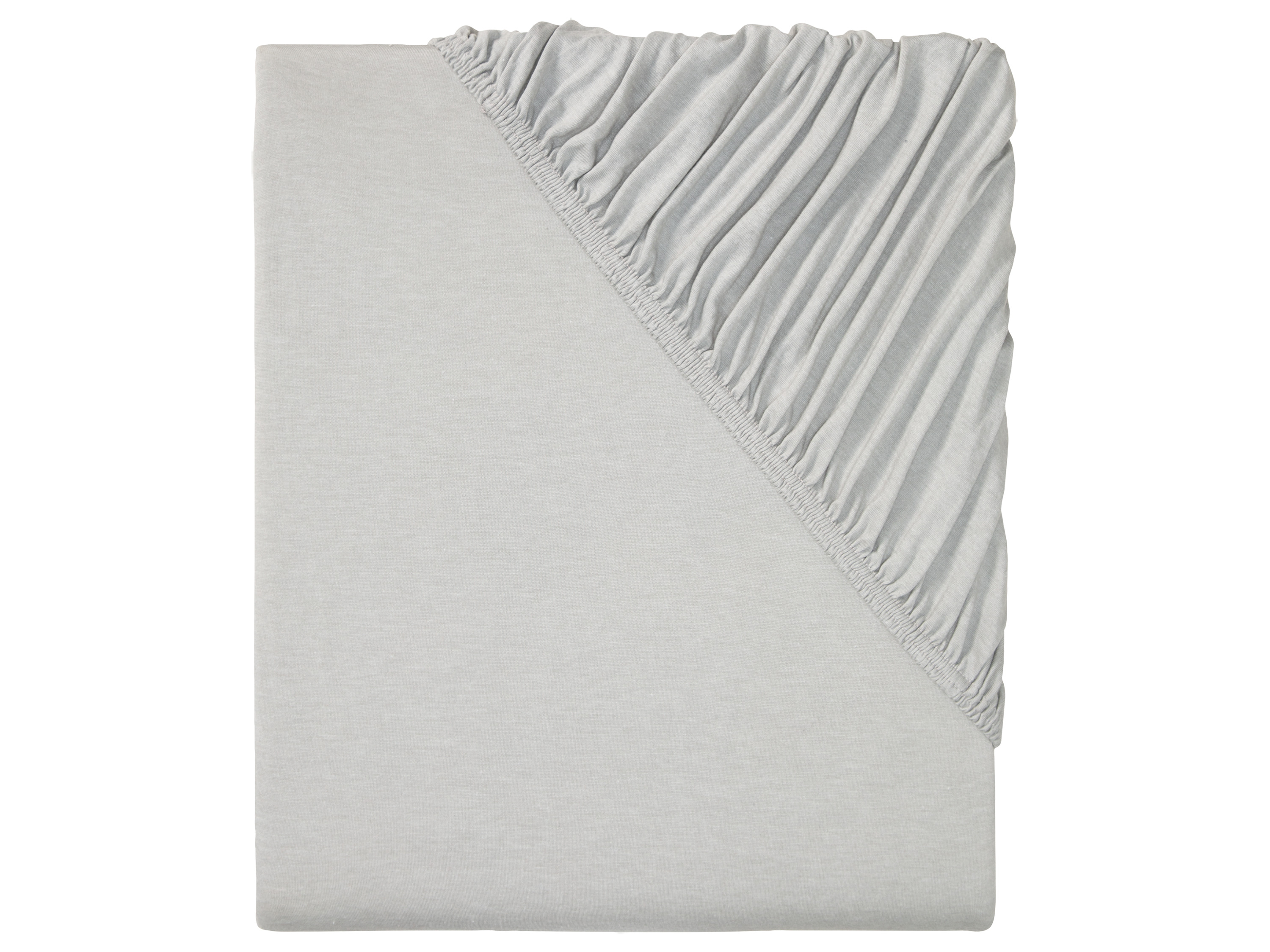 Livarno home Prześcieradło z dżerseju z gumką, 180-200 x 200 cm Szary