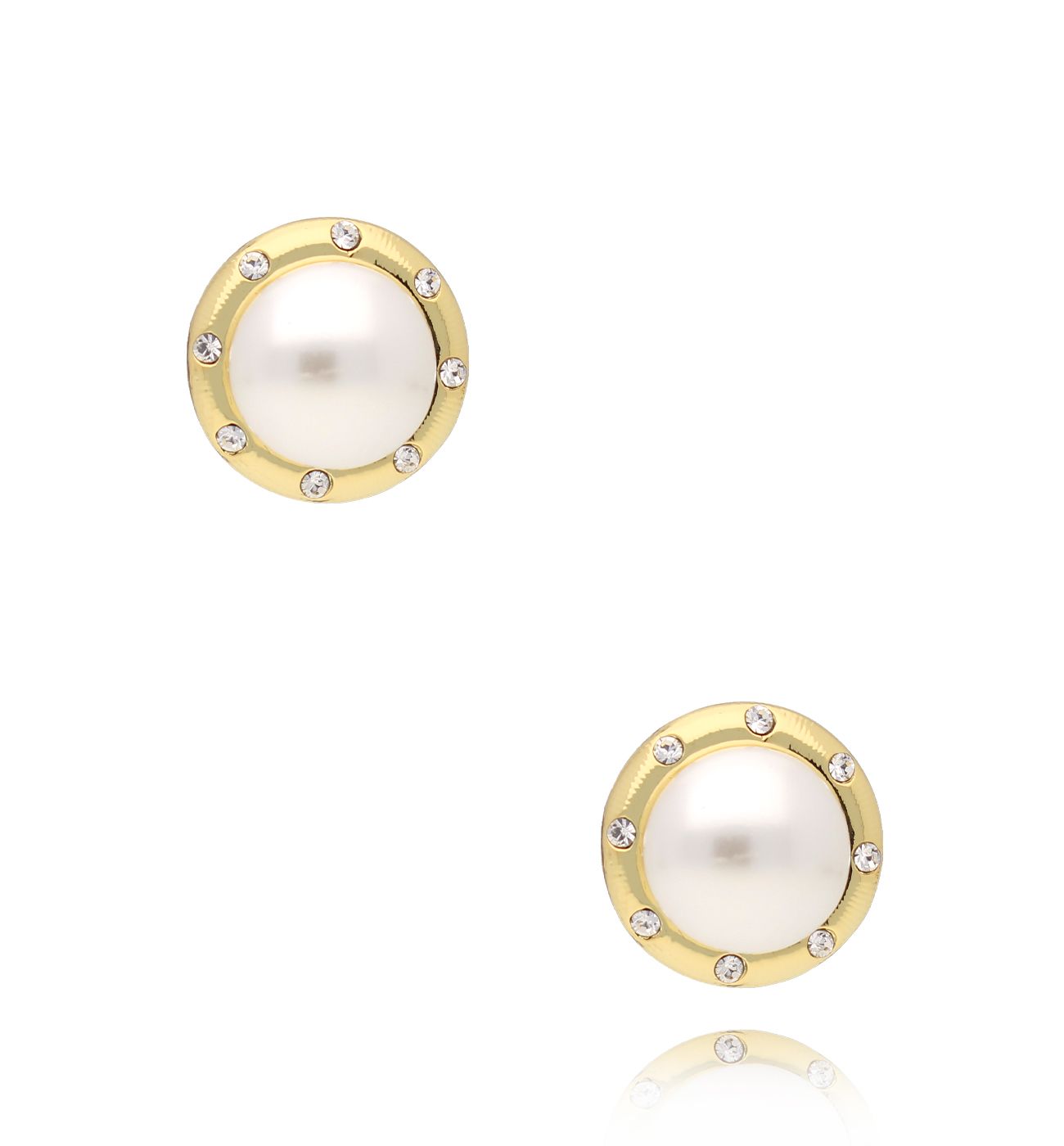 Kolczyki złote z perłami Kulia - By Dziubeka