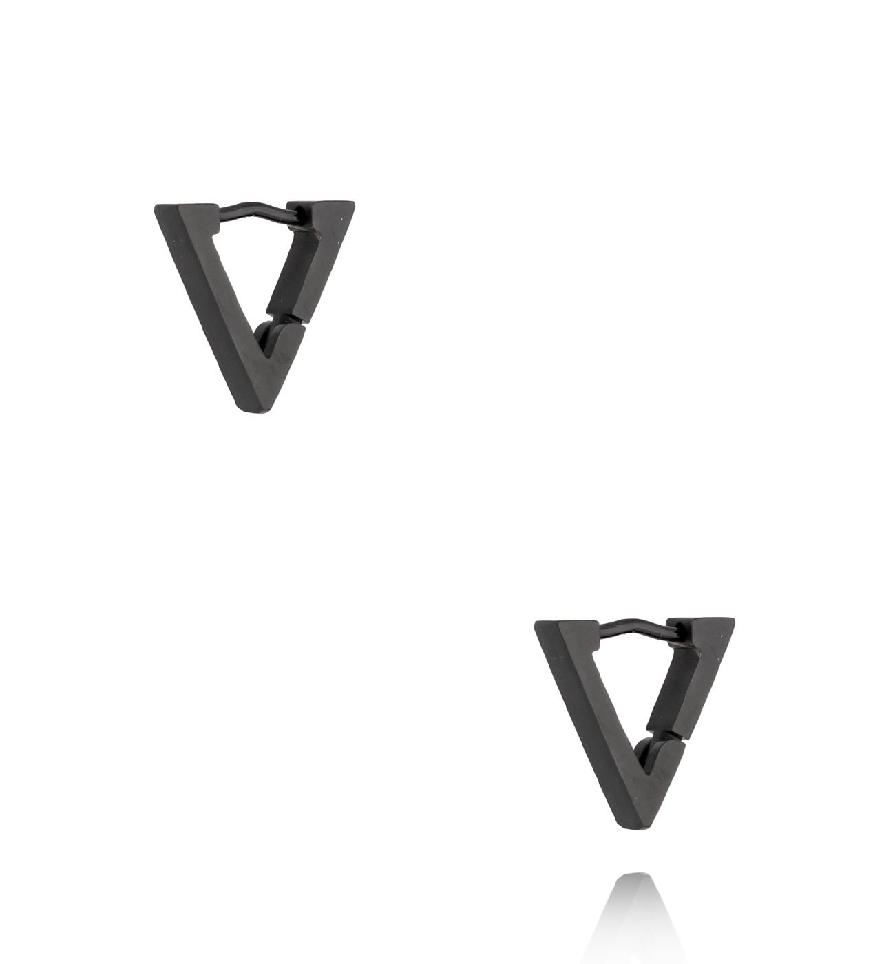Kolczyki czarne trójkąty Mordon 049 - By Dziubeka