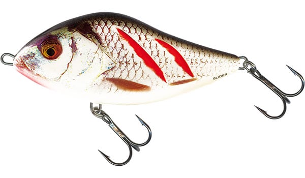 Salmo Wobler Slider Sinking 10cm Wounded Real Grey Shiner