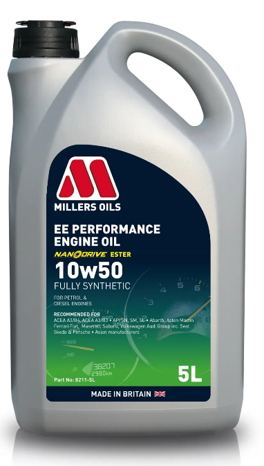 MILLERS EE PERFORMANCE 10W50 5L - Petrostar