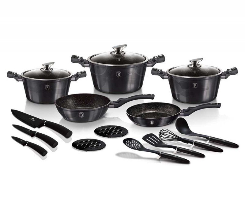 Zestaw garnków Berlinger Haus stalowych Carbon Pro BH-6920 1szt