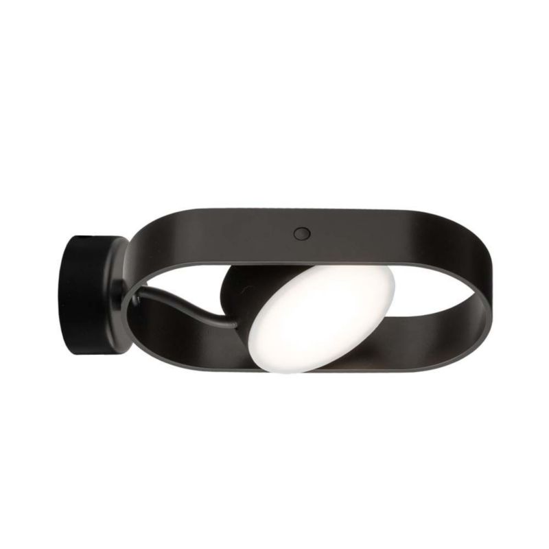 Kinkiet ścienny Shilo Furoku czarny styl nowoczesny LED 6W 3000K 690lm IP20 wym: 8 x 6 x 19 cm - 1 szt.