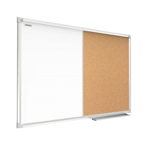 Tablica combi korkowo-suchościeralna 60x40 cm ALLboards rama aluminiowa 1 szt.