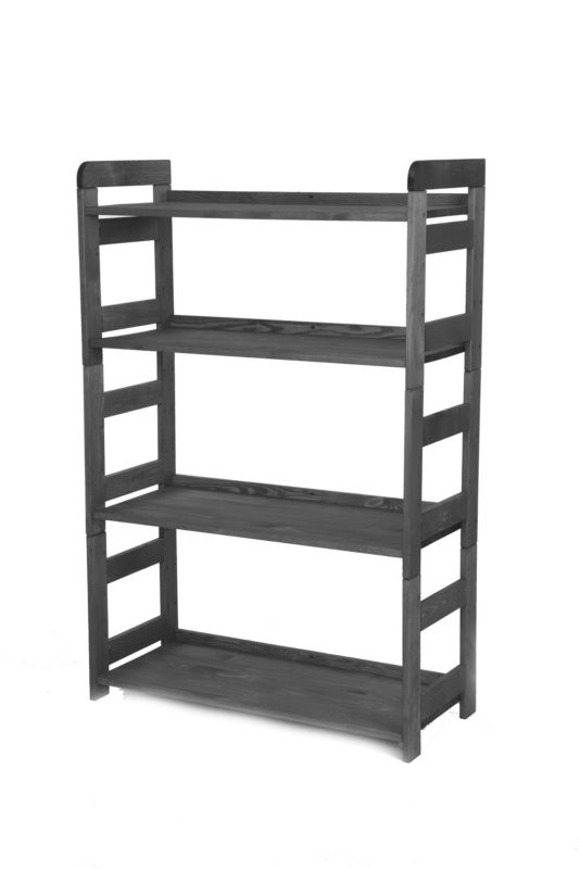 Regał modułowy MODO24 z pełnymi półkami 39 x 80 x 34 cm moduł 2 szary 1 szt.