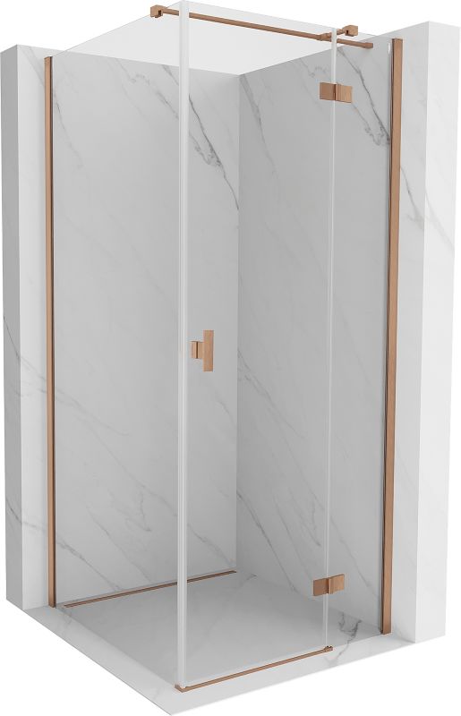 Kabina prysznicowa Mexen Mist-H T miedź szczotkowana 75x75 cm 1 szt