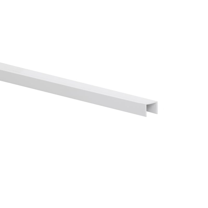 Profil U PVC 1000 x 14 x 10 x 1 mm biały połysk