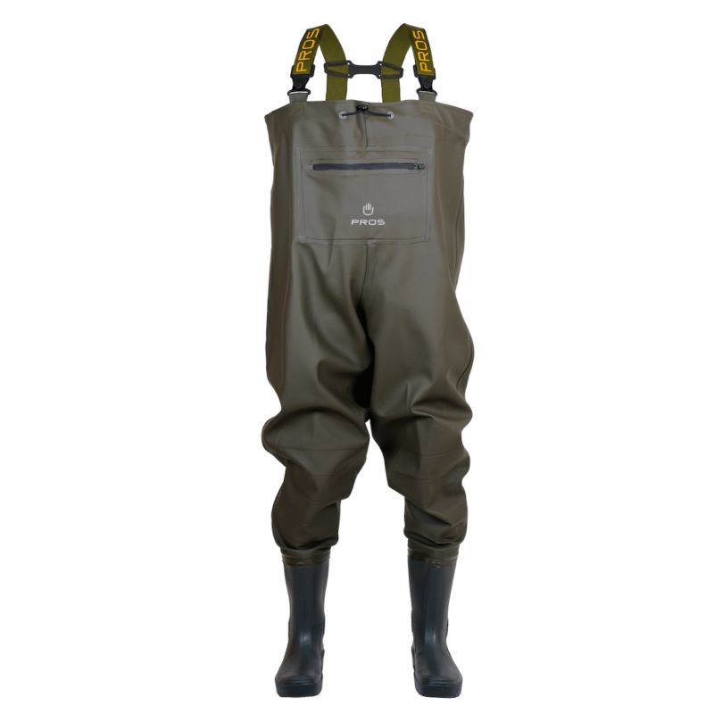 Spodniobuty wędkarskie Pros Premium Pocket SBPP01 Ciemnooliwkowy rozmiar 46 1 szt.