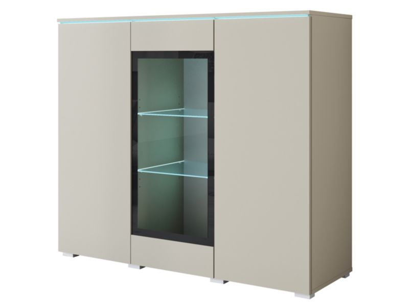 Komoda MINIO go for it VEVE 120 kaszmirowy beż z oświetleniem LED 1 szt.