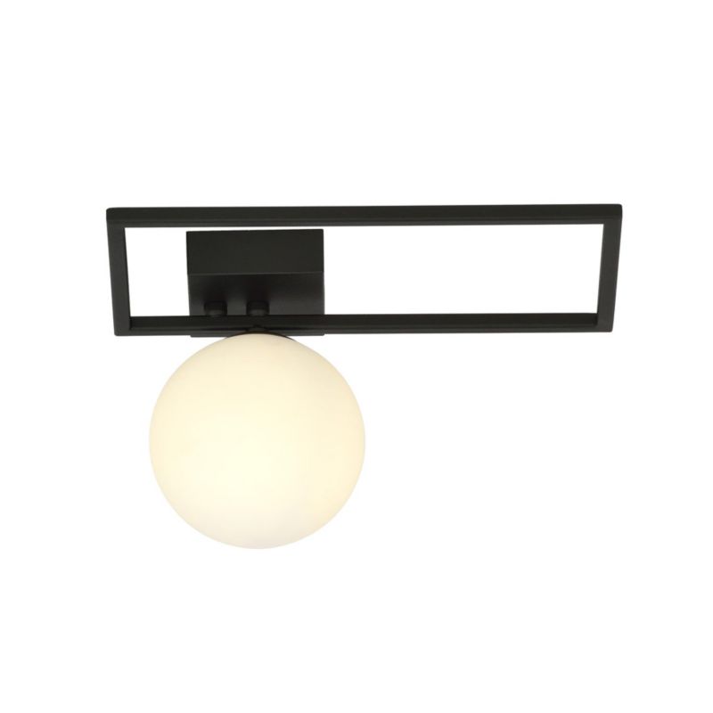 Lampa sufitowa Emibig Imago czarno-biała wym: 21 x 30 cm 1xE14 x 10W 1 szt.