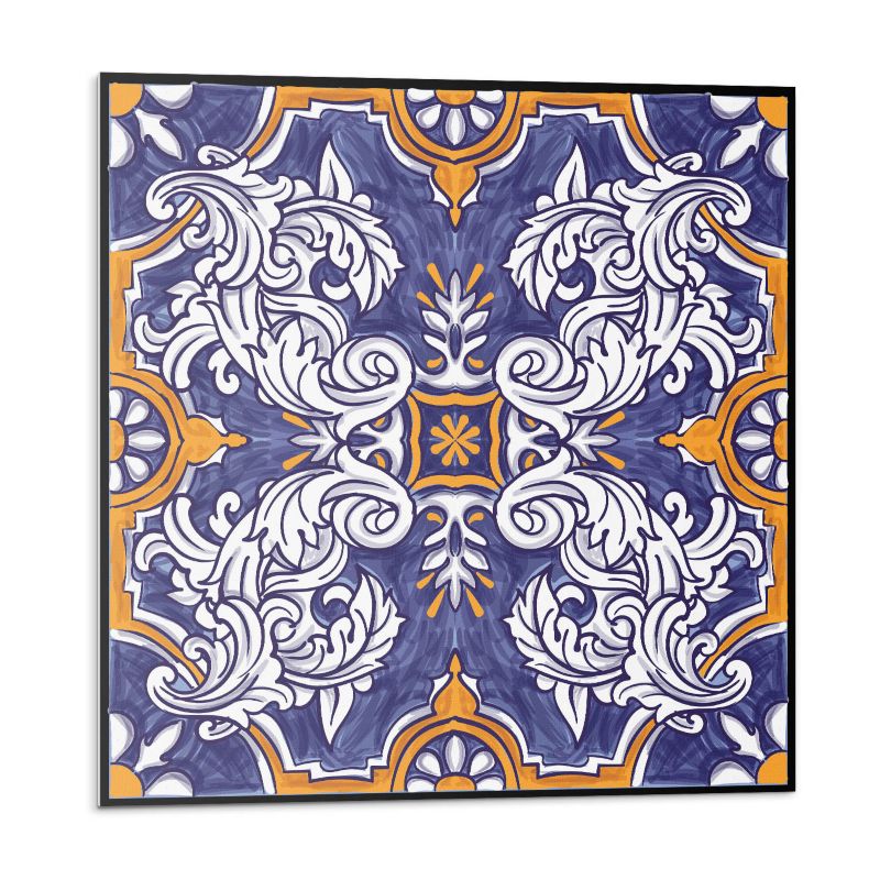 Kafelki samoprzylepne Wallfluent 50x50 cm Florystyczne wzory z detalami 4 szt.