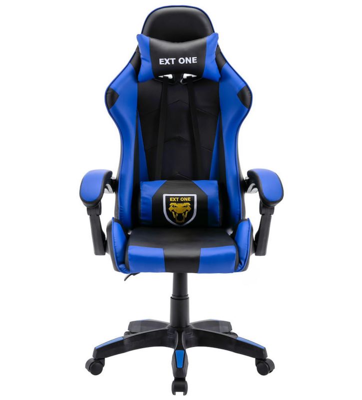 Fotel gamingowy Extreme młodzieżowy odchylany ekoskóra EXT ONE Blue 1 szt.