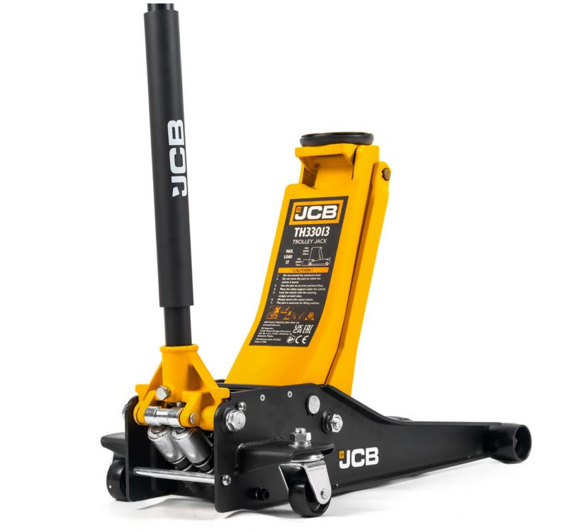 Podnośnik warsztatowy JCB hydrauliczny niskoprofilowy 75-505 mm 3 T 1szt.