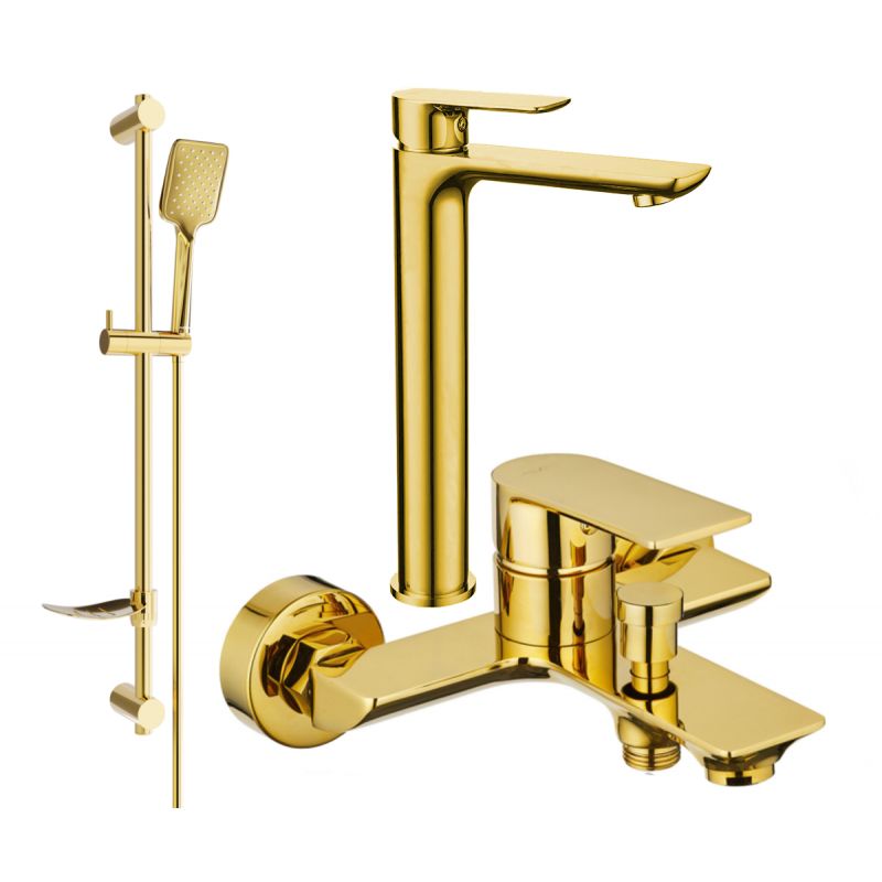 Zestaw wannowy Mexen Alfa złoty 745713DF62-50 1 szt.