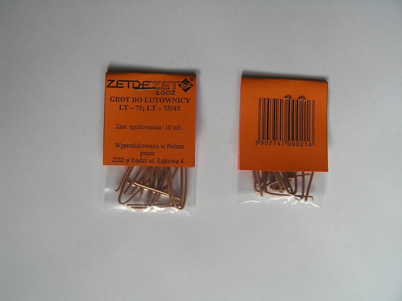 Grot lutowniczy komplet