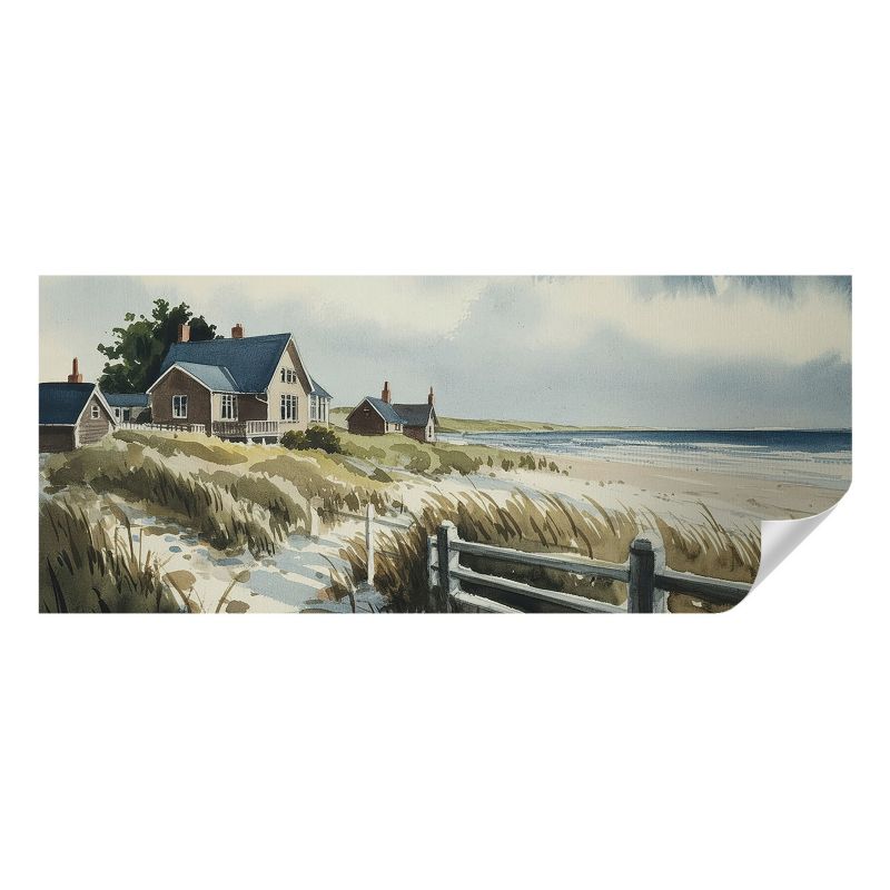 Fototapeta samoprzylepna Wallfluent 250x104 cm Wydmy plażowe Dla Miłośników Nadmorskich Krajobrazów 1 szt.