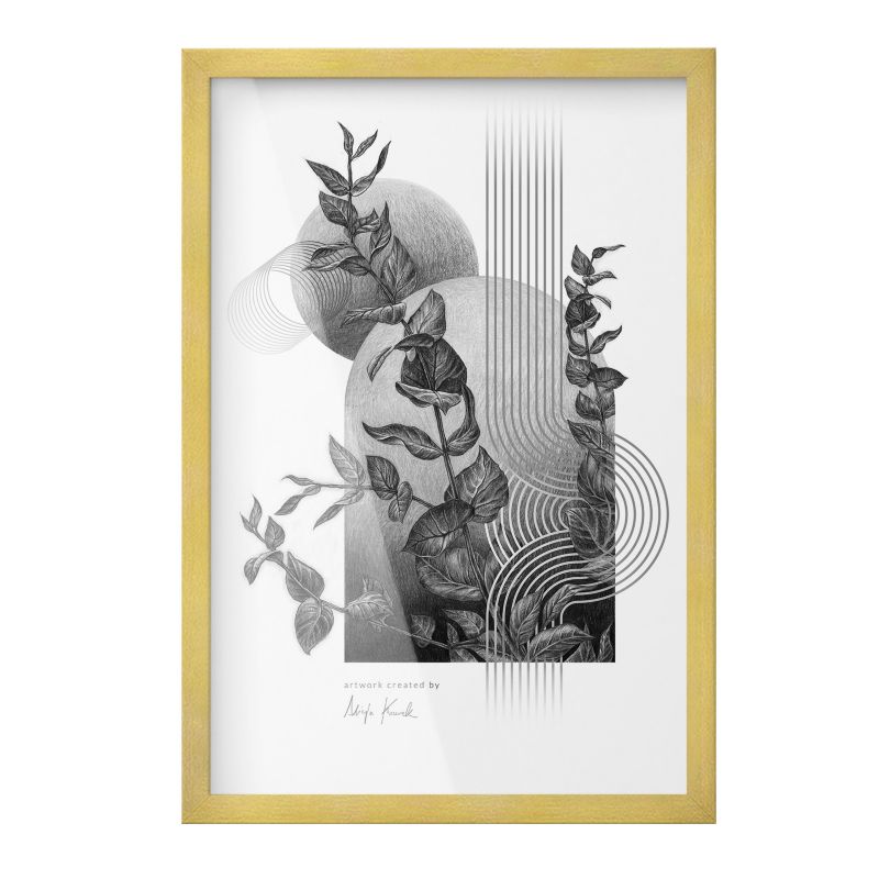 Antyrama ArtPrintCave 40x60 cm Złota ramka Elegancka 1szt.