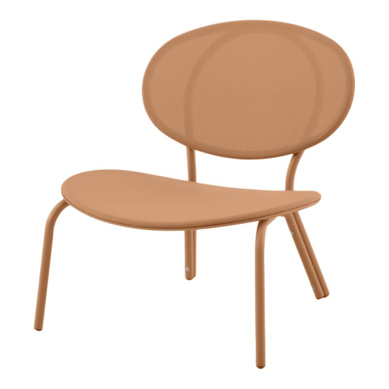 Fotel GoodHome Matola pomarańczowy