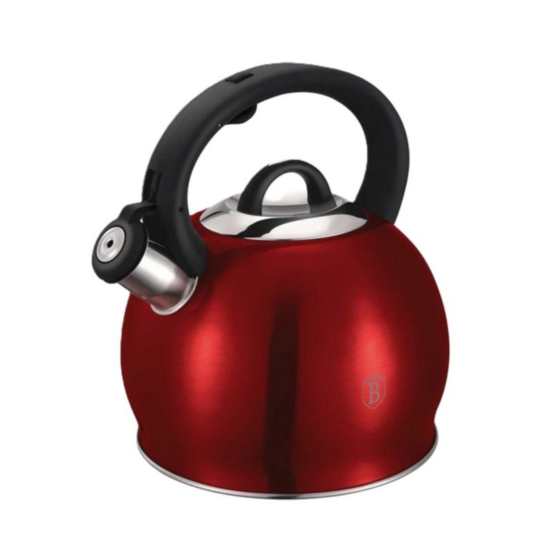 Czajnik Berlinger Haus z gwizdkiem burgundy BH-1074 3L 1szt