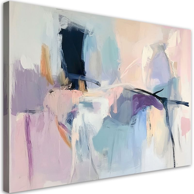 Obraz na płótnie Feeby Pastelowa Delikatna Abstrakcja 90x60cm 1szt