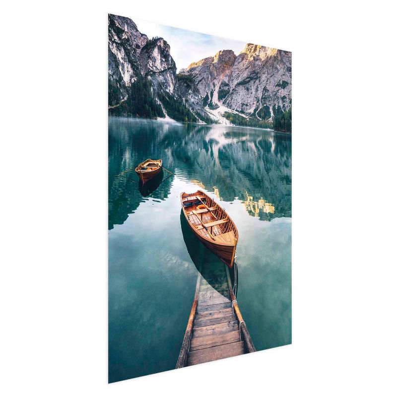Plakat Artgeist Łodzie w Dolomitach 40x60 cm bez ramy 1 szt