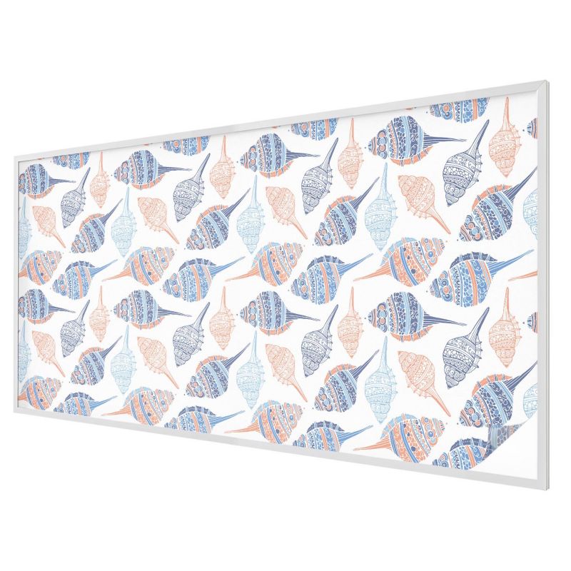 Folia Chroniąca Prywatność Mrożona Wallfluent 200x100 cm Witrażowa Naklejka Na Szybę Muszle morskie w stylu boho 1 rol.