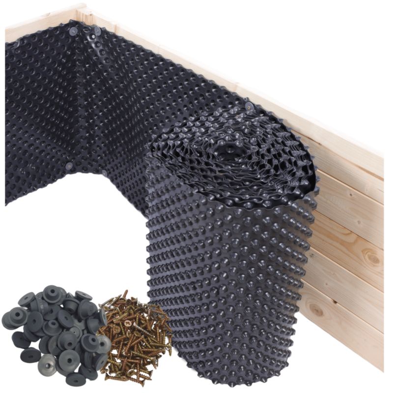 Folia kubełkowa do grządek z nadstawek MODO24 mocowania 19 cm 2,7 m 1 szt.