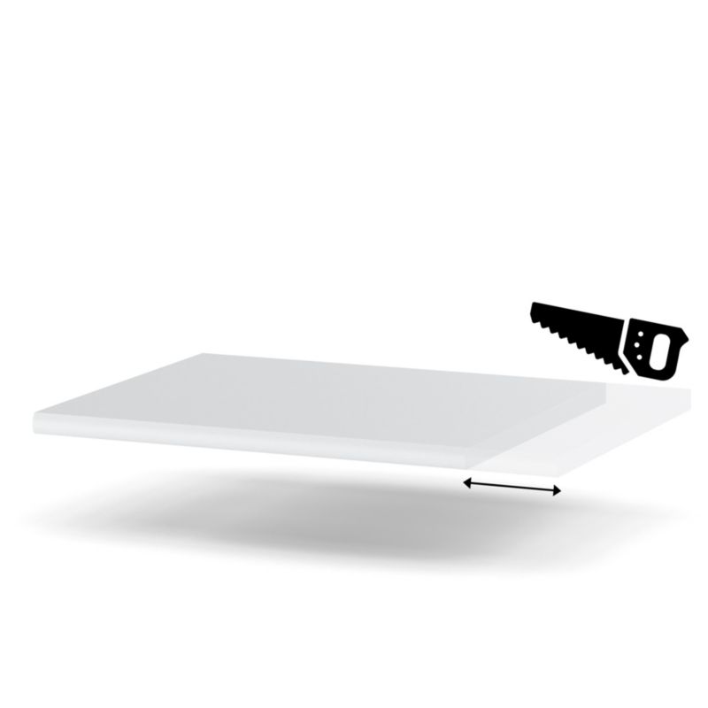 Blat Kuchenny Hurtownia-Mebli 28mm Blande 50-59 59cm Biel Arktyczna 59x60x cm 1szt.