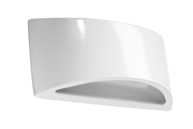 Kinkiet ścienny Sollux Lighting Vixen biały 1 x G9 x 40W IP20 wym: 14,5 x 9,5 x 31,5 cm - 1 szt.