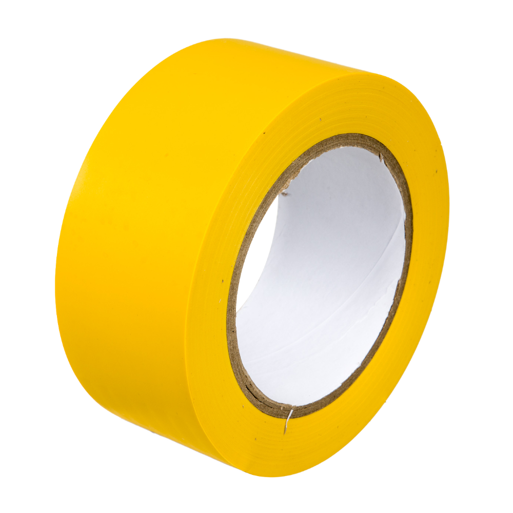 Taśma Oznaczeniowa Żółta 50MM 33MB - Opakowania.Online