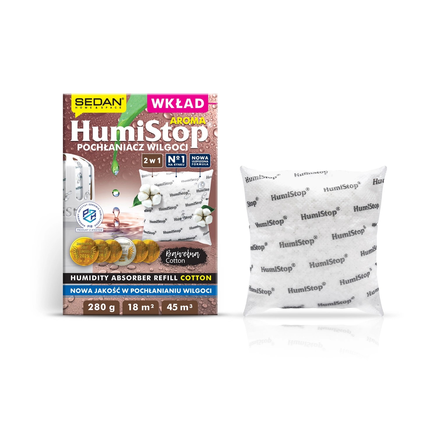 Wkład do pochłaniacza wilgoci Bawełna