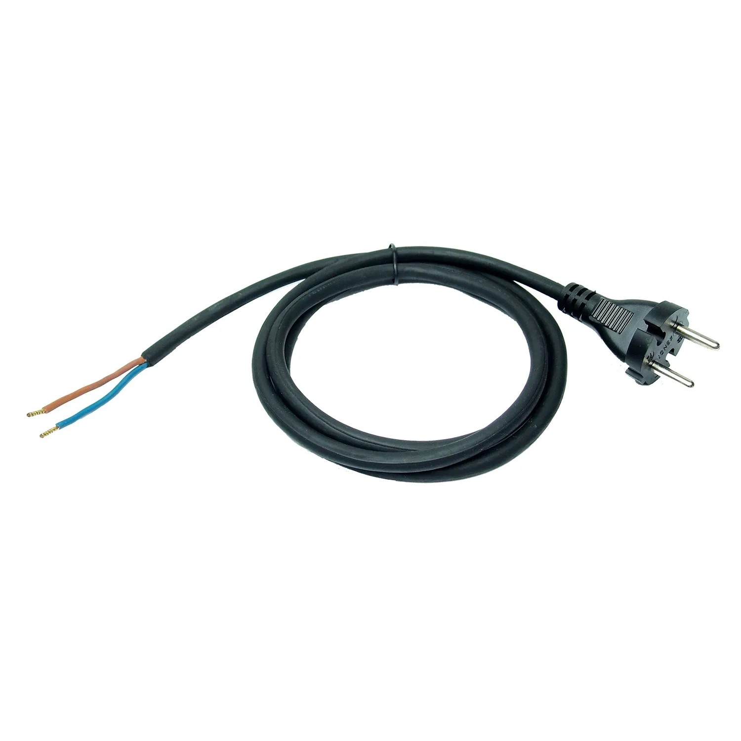 Jonex Przewód gumowy z wtyczką, długość 3m , czarny