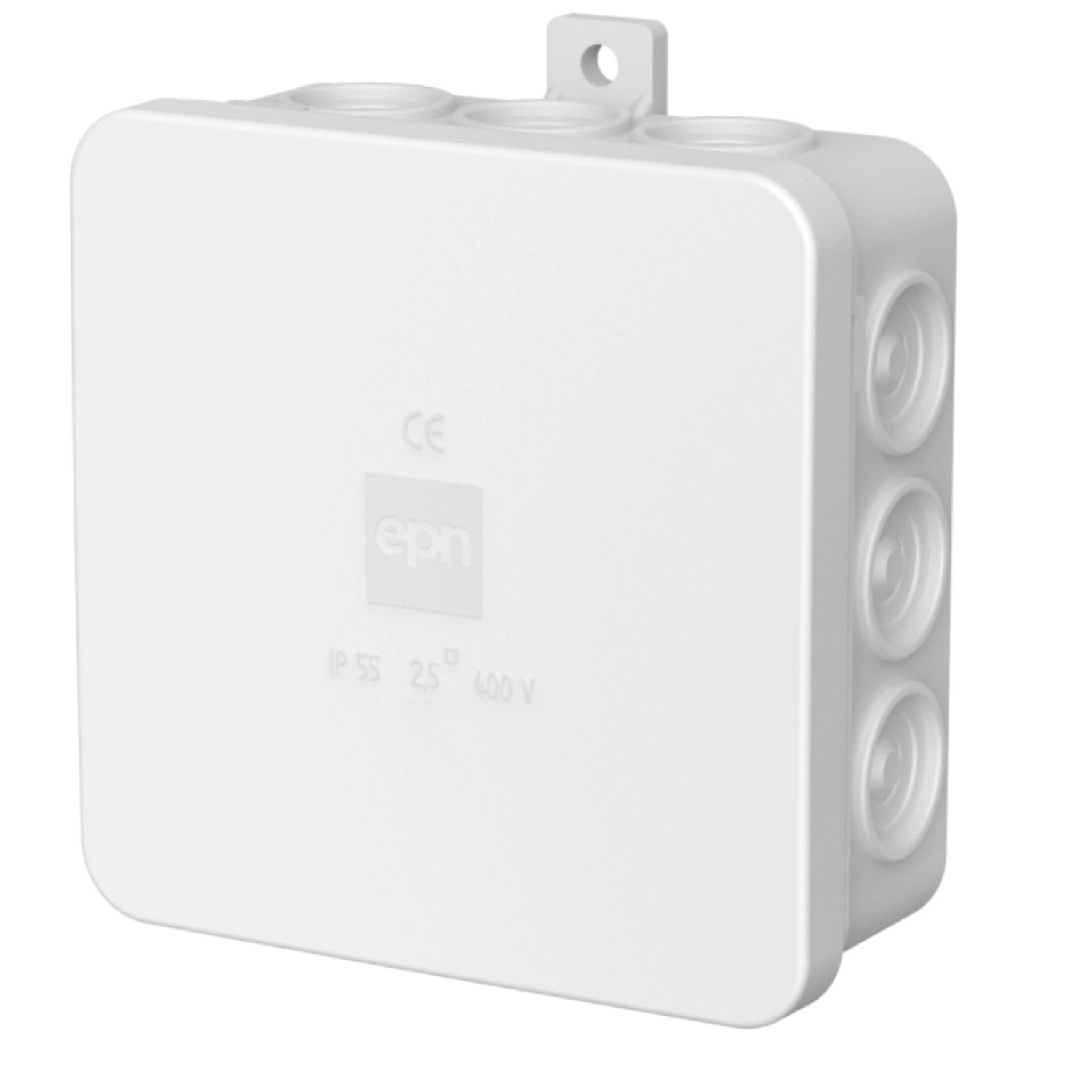 Elektro-Plast Puszka IP55 natynkowa12 membran 85x85 mm