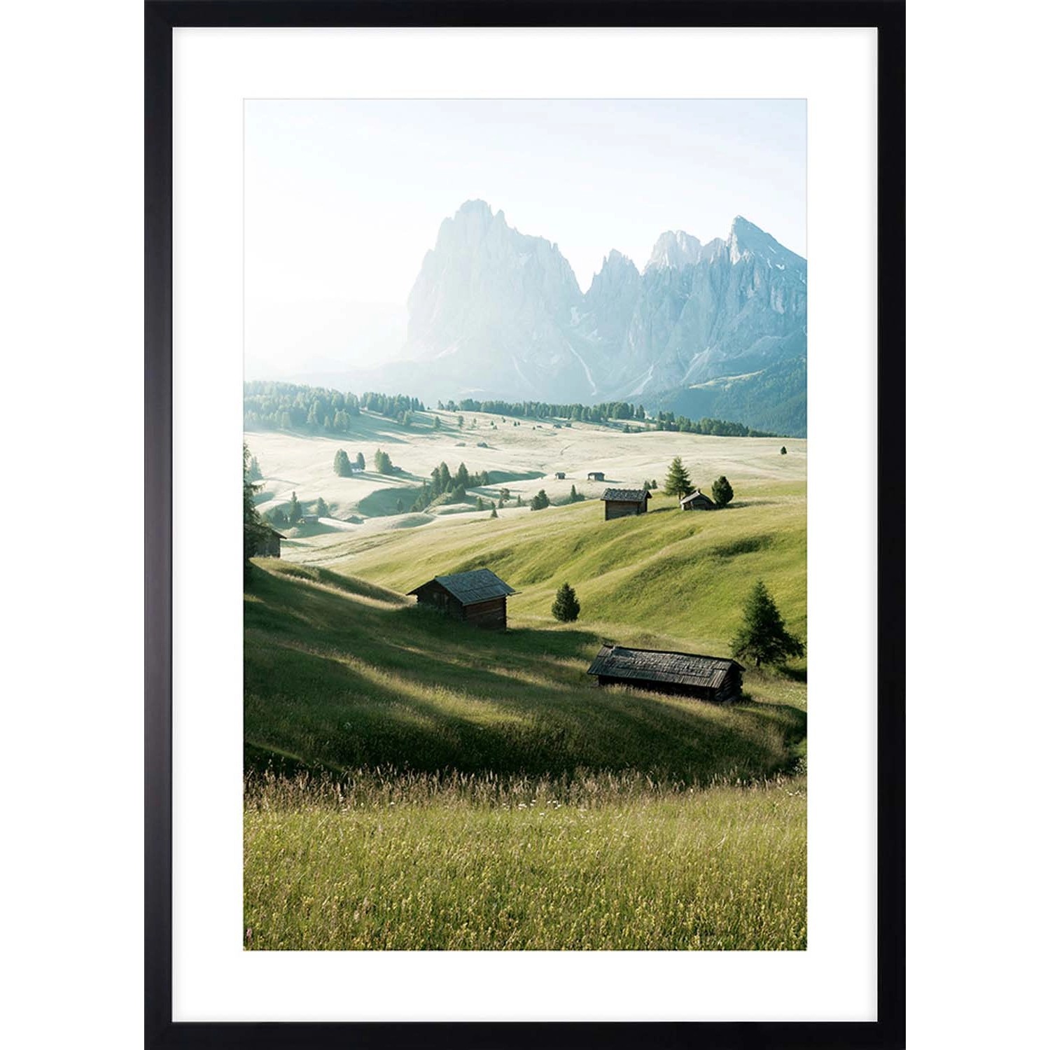 ARS LONGA Obraz WOODEN COTTAGES 53 x 73 cm