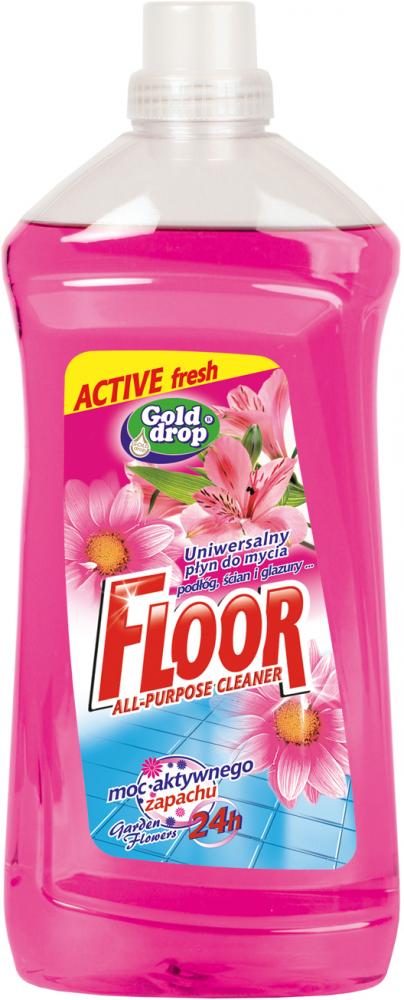 Płyn uniwersalny Floor Gold Drop, kwiaty ogrodów, 1.5l