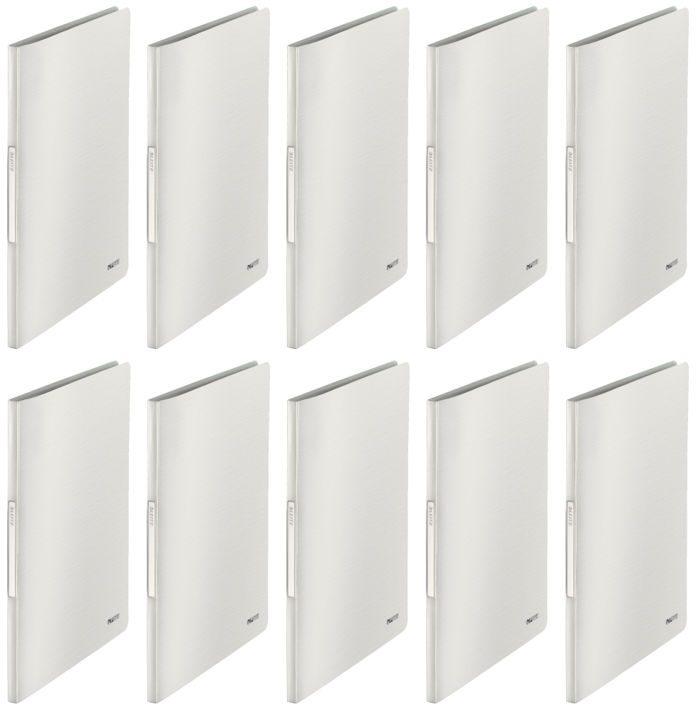 10x Album ofertowy Leitz Style, A4, 20 koszulek, biały