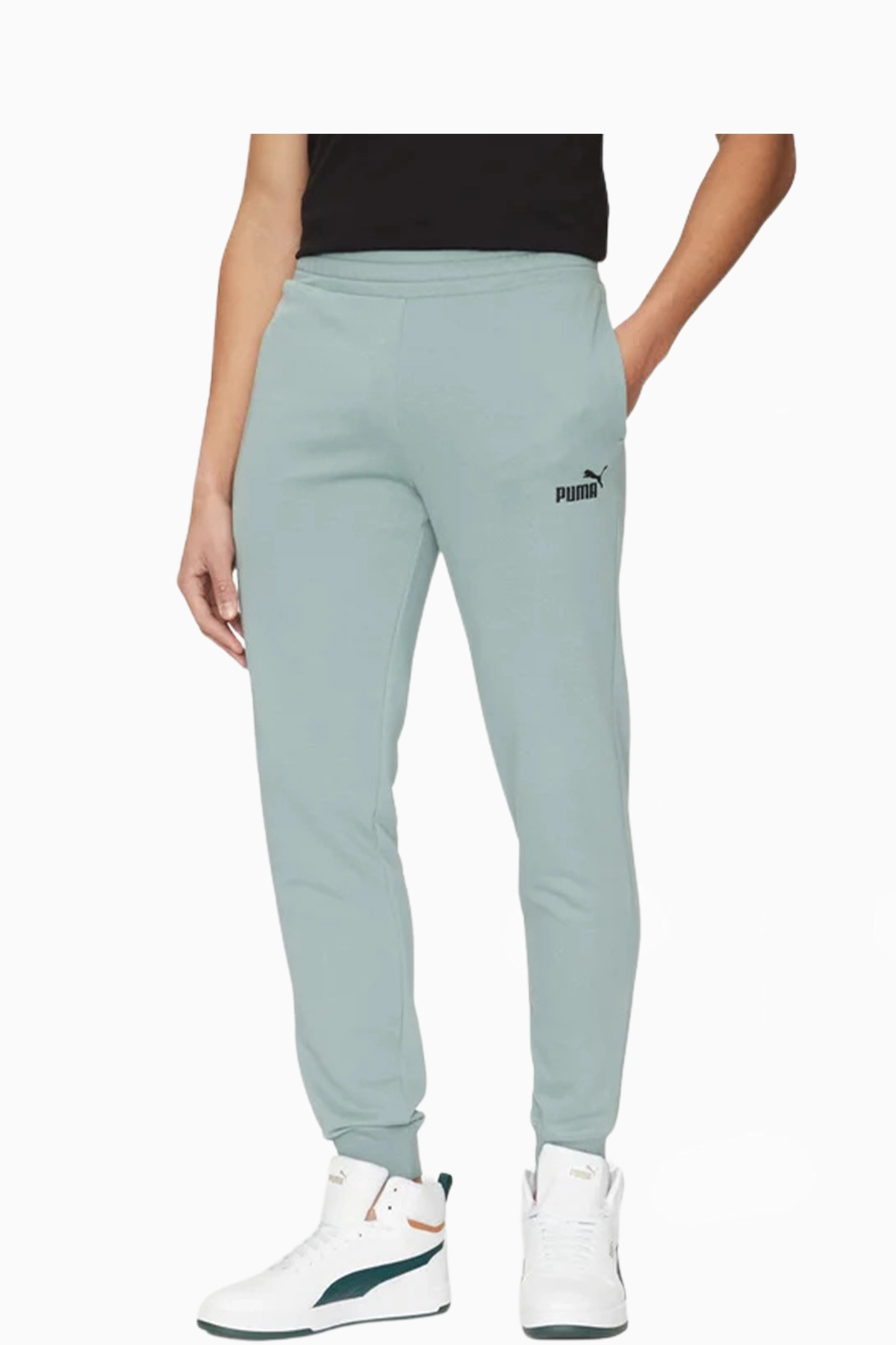 Spodnie Puma Essentials Logo No. 1 - Miętowy