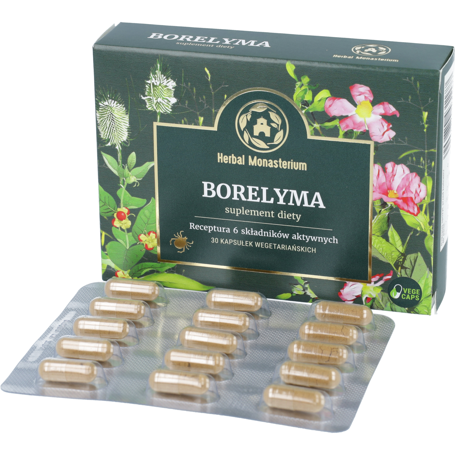 Herbal monasterium borelyma, 30 kapsułek