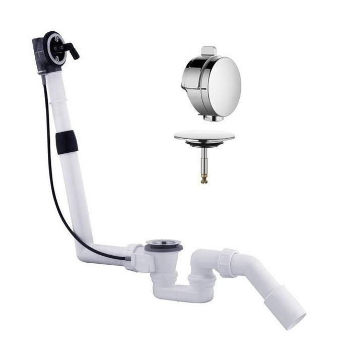 Kludi Rotexa Multi zestaw odpływowo-przelewowy chrom 2120005N-00