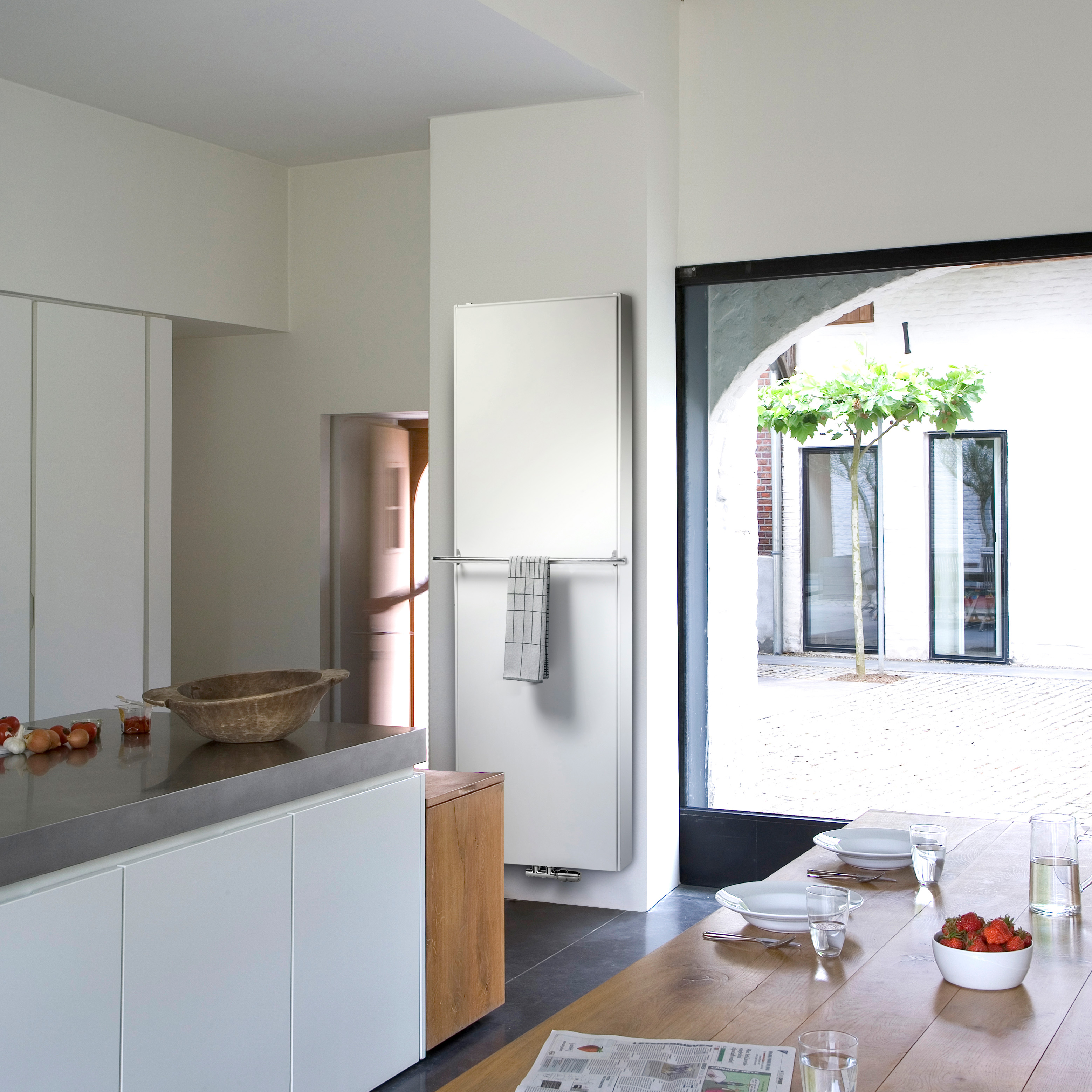 Kermi Flat-V-Line poręcz do grzejnika 70 cm chrom ZC01540004