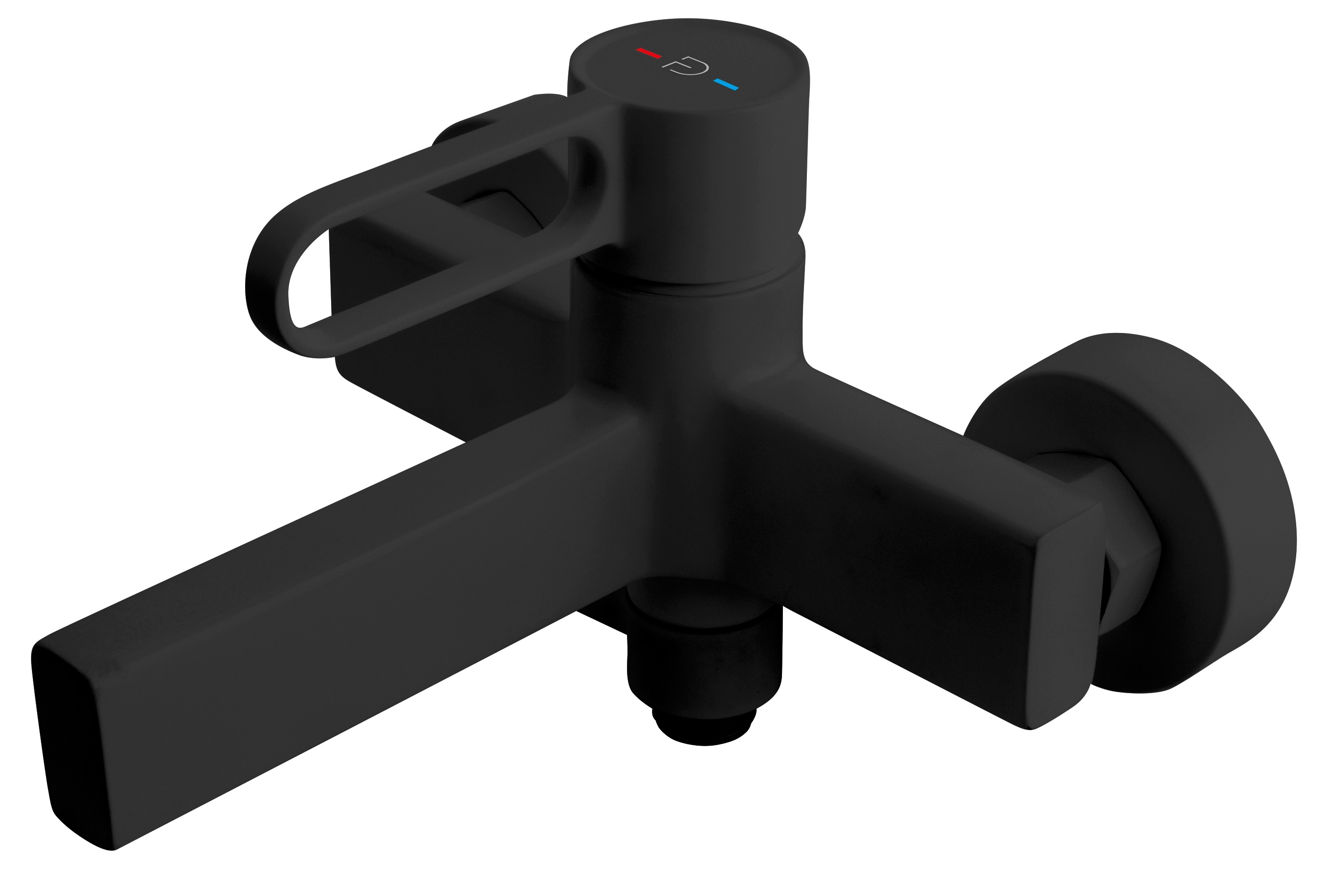 FDesign Zaffiro bateria wannowo-prysznicowa ścienna czarna FD1-ZFR-1-22 - Wysyłka w 24h