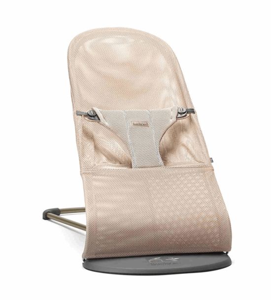 BabyBjorn Bliss Mesh - leżaczek-Perłowy Różany