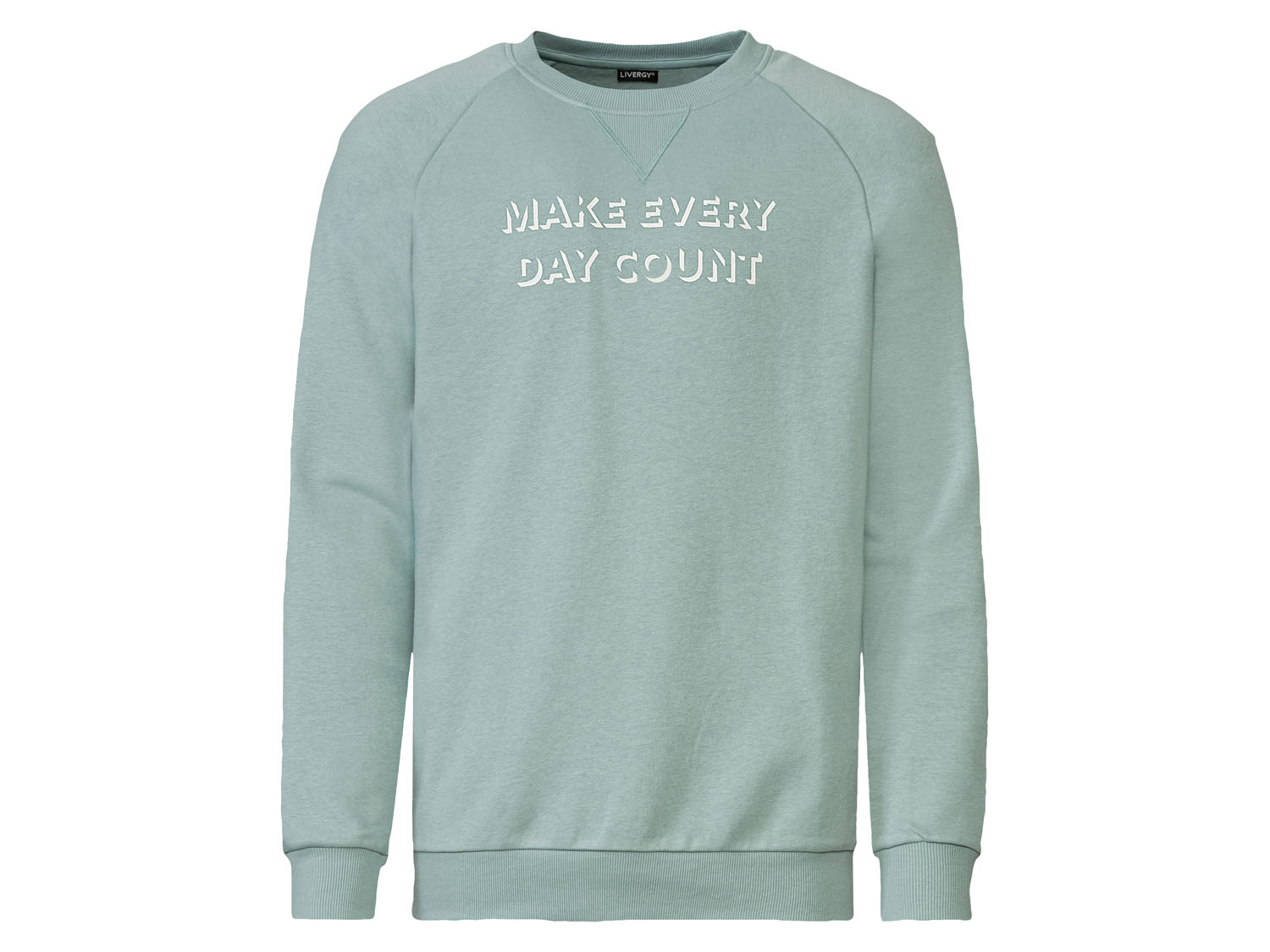 Livergy Bluza męska z nadrukiem M 48/50, Miętowy