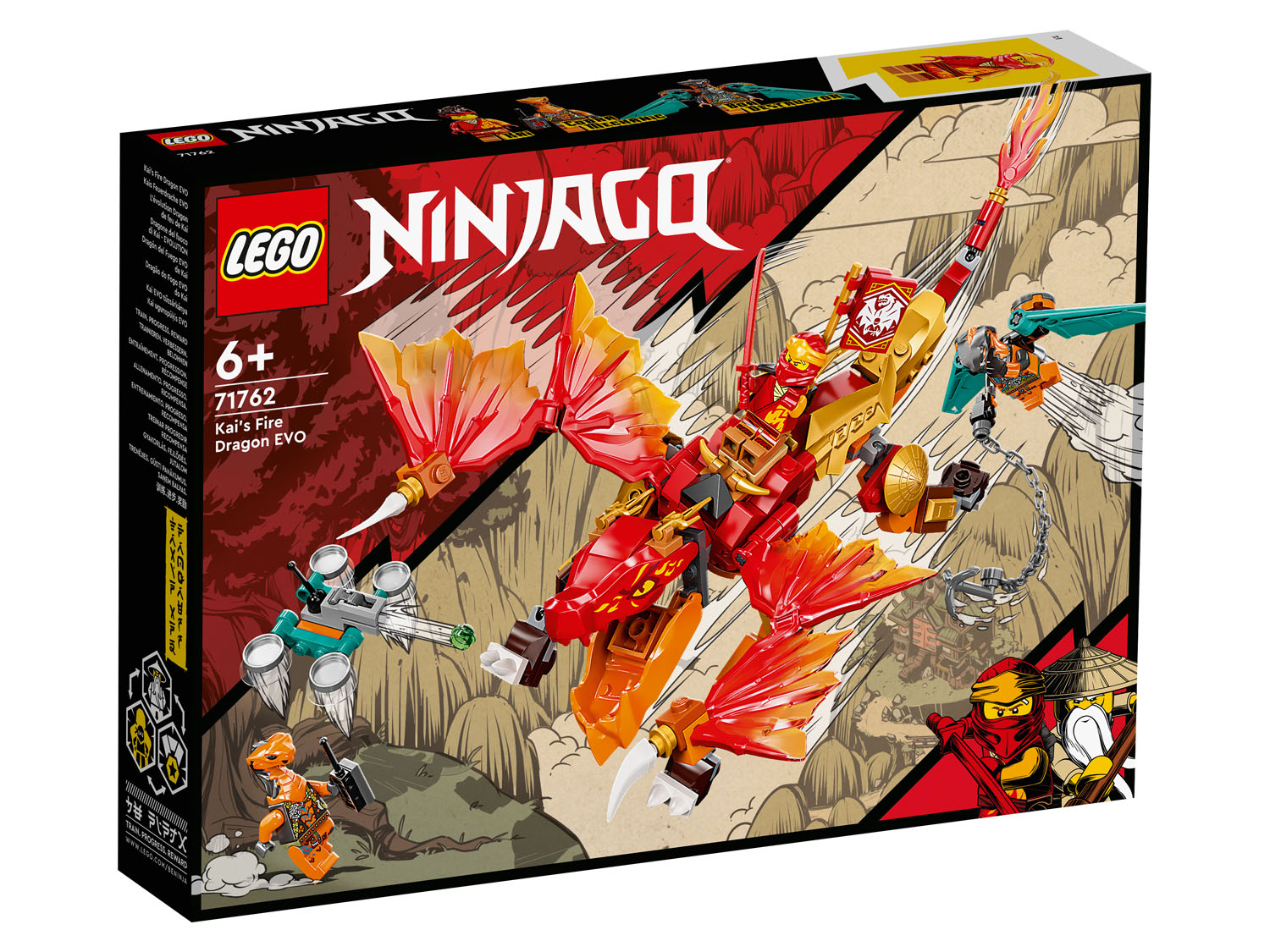 Lego Ninjago 71762 Smok ognia Kaia EVO