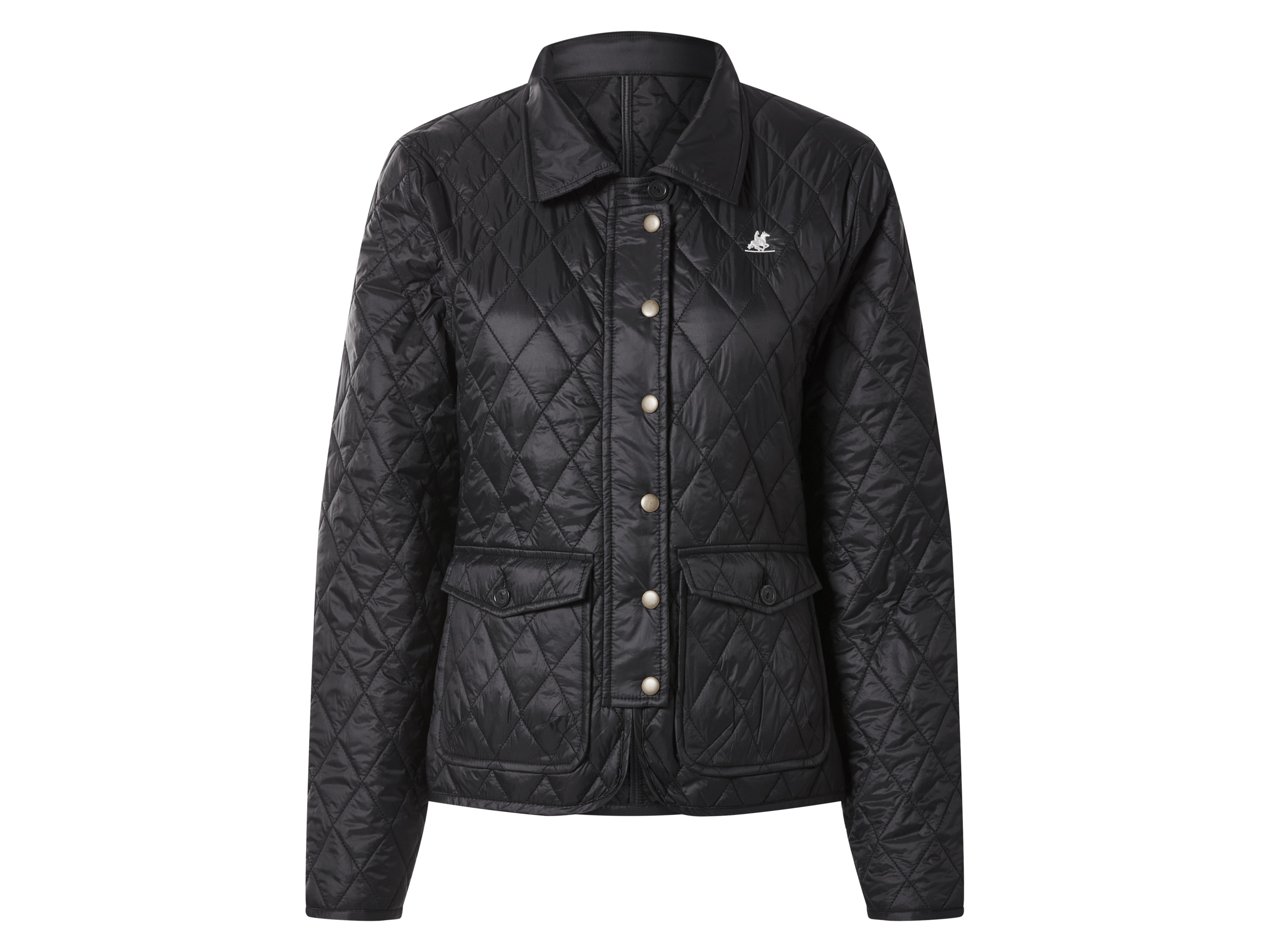 esmara U.s. Grand Polo Kurtka pikowana damska Czarny, M 40/42