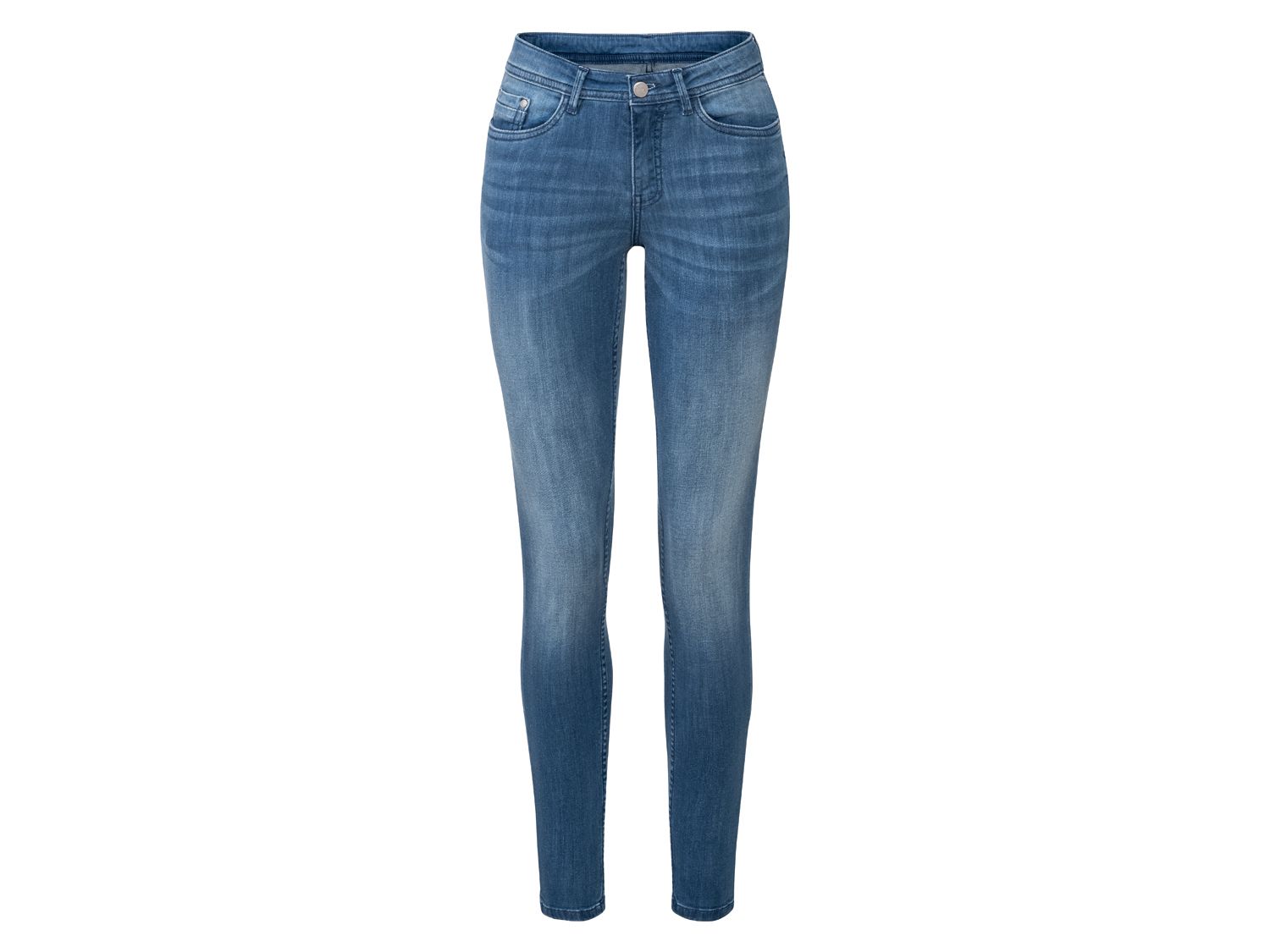 esmara Jeansy damskie Super Skinny Fit Jasnoniebieski, 42