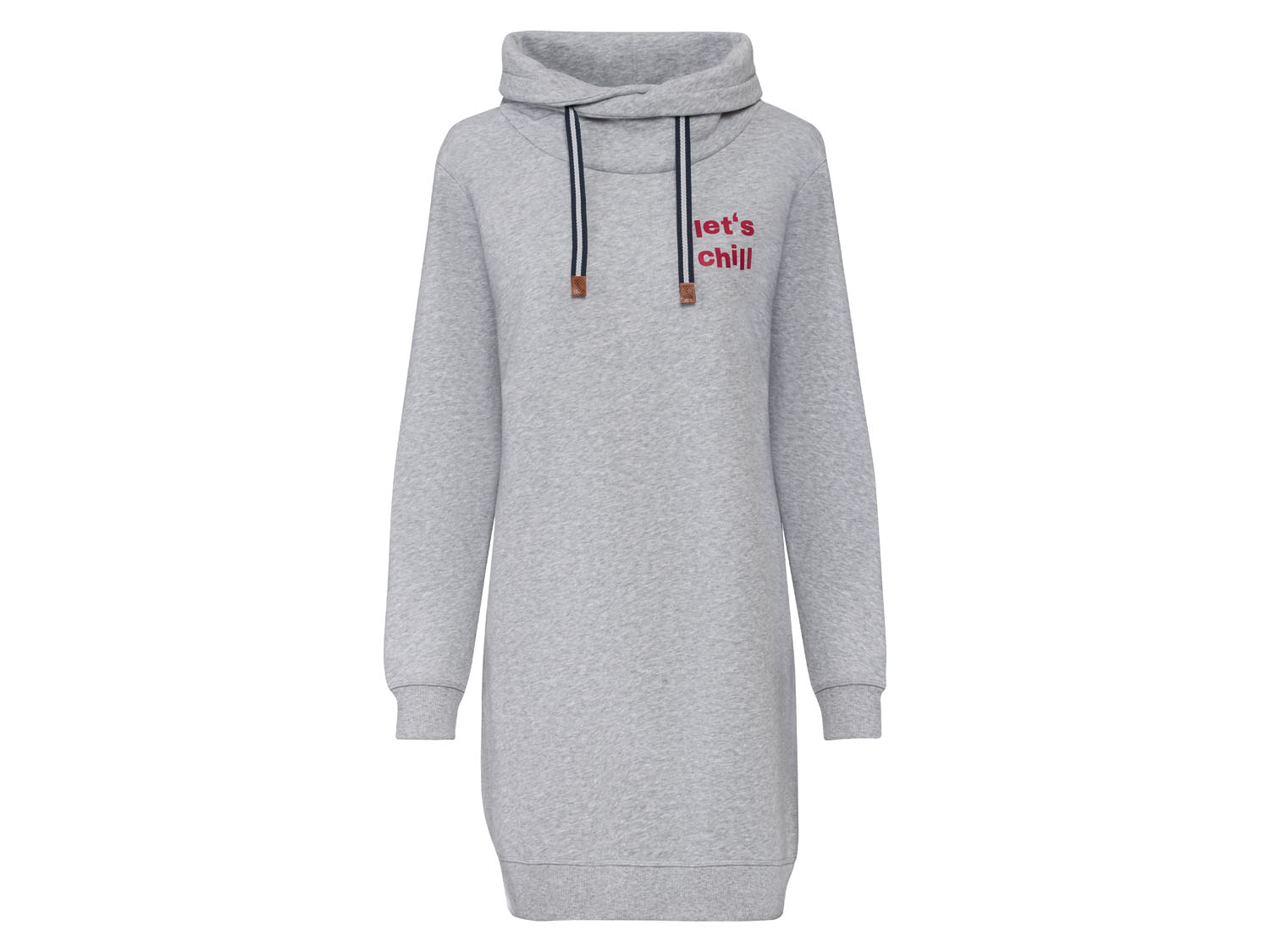 esmara Sukienka dresowa damska Szary, L 44/46