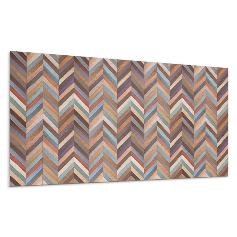 Kafelki samoprzylepne Wallfluent 60x30 cm Drewniana jodełka w eleganckim wydaniu 6 szt.