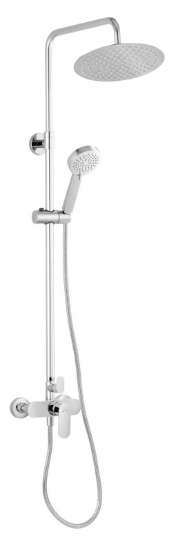 Zestaw prysznicowy Ferro Talassa chrom z deszczownicą 250 mm, regulator ceramiczny, 1 szt.